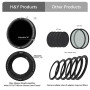 H&Y Filter Revoring Variable ND3-1000 + CPL Filter (58-77mm)
