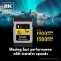 Lexar Professional CFexpress Type B Card Gold Series 1TB 記憶卡