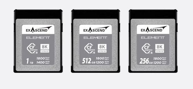 Exascend Element 2.0 CFexpress Type B Memory Card 記憶卡