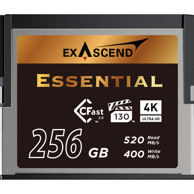 Exascend Essential CFast Card 2.0 記憶卡 (256GB)