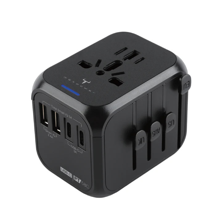 牛魔王 Maxpower PT58C USB-C Travel Adaptor 4 位充電旅遊插座