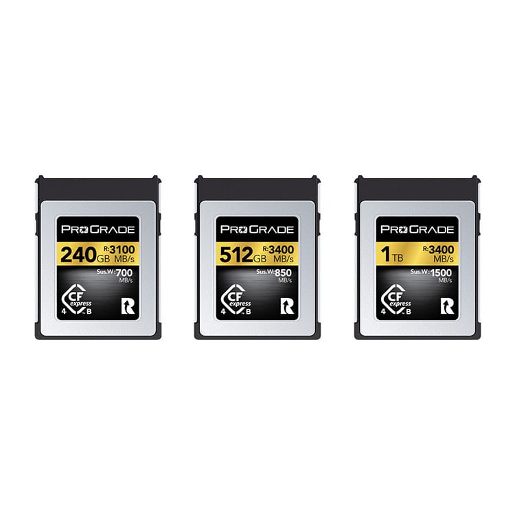 ProGrade Digital CFexpress Type B 4.0 Memory Card Gold 記憶卡