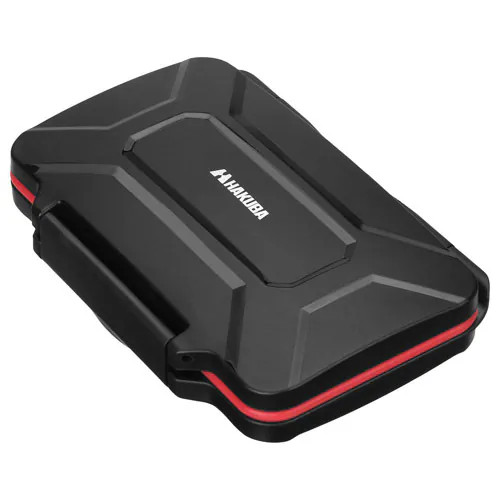 Hakuba DMC-22SD12 Hard Memory Card Case Red 防撞記憶卡收納盒 (紅色)
