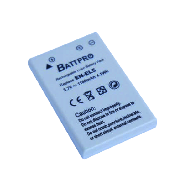 Battpro Nikon EN-EL5 Rechargeable Li-ion Battery Pack 充電池 Battpro Nikon EN-EL5 Rechargeable Li-ion Battery Pack 充電池