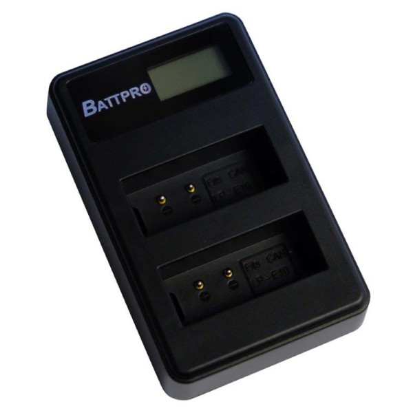 Battpro Canon LP-E10 USB Charger 雙位電池充電器