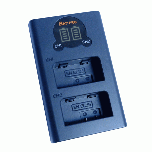 Battpro Nikon EN-EL25 USB Charger 雙位電池充電器
