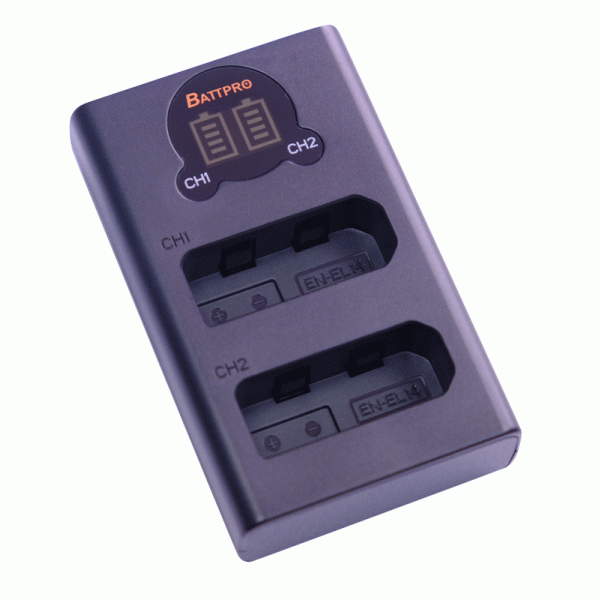 Battpro Nikon EN-EL14 USB Charger 雙位電池充電器 Battpro Nikon EN-EL14 USB Charger 雙位電池充電器