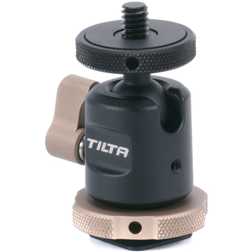 Tilta 鐵頭 TA-MBH-CS-B Mini Ball Head Mount with Cold Shoe 冷靴迷你萬向球型支架 Tilta 鐵頭 TA-MBH-CS-B Mini Ball Head Mount with Cold Shoe 冷靴迷你萬向球型支架