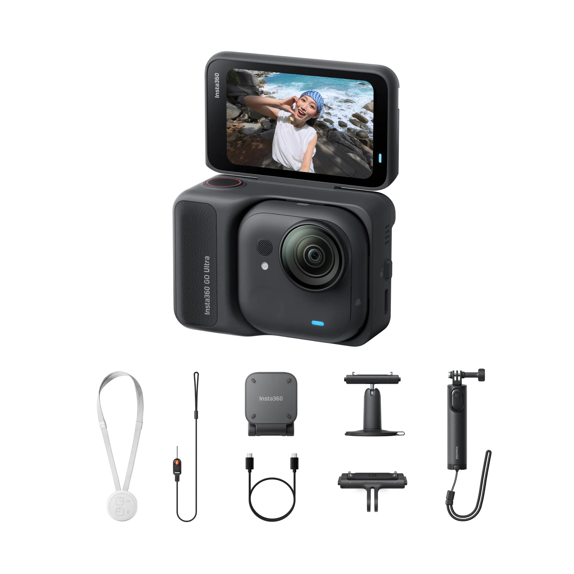 Insta360 GO Ultra Creator Bundle Black 創作者套裝 黑色 Insta360 GO Ultra Creator Bundle Black 創作者套裝 黑色