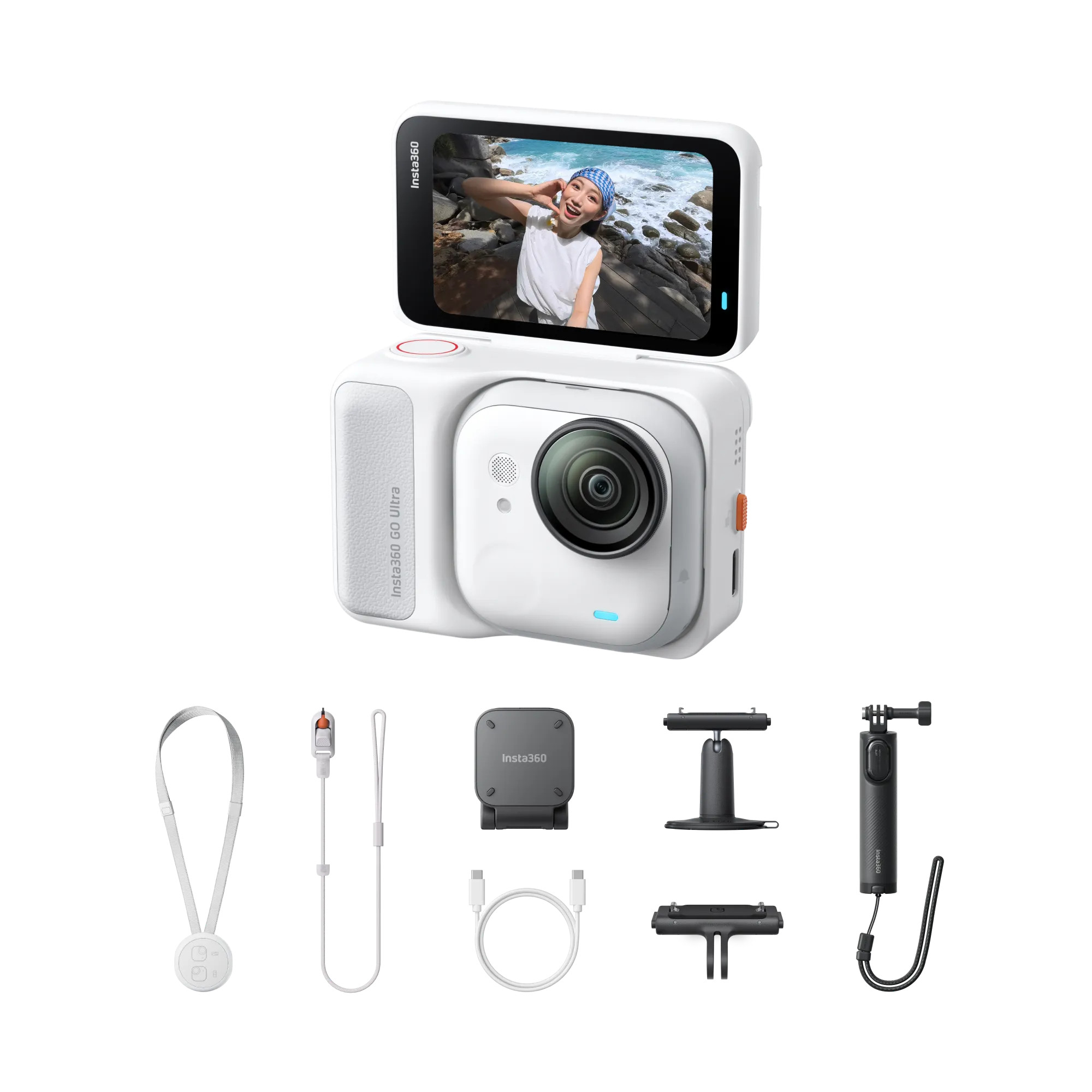 Insta360 GO Ultra Creator Bundle White 創作者套裝 白色 Insta360 GO Ultra Creator Bundle White 創作者套裝 白色