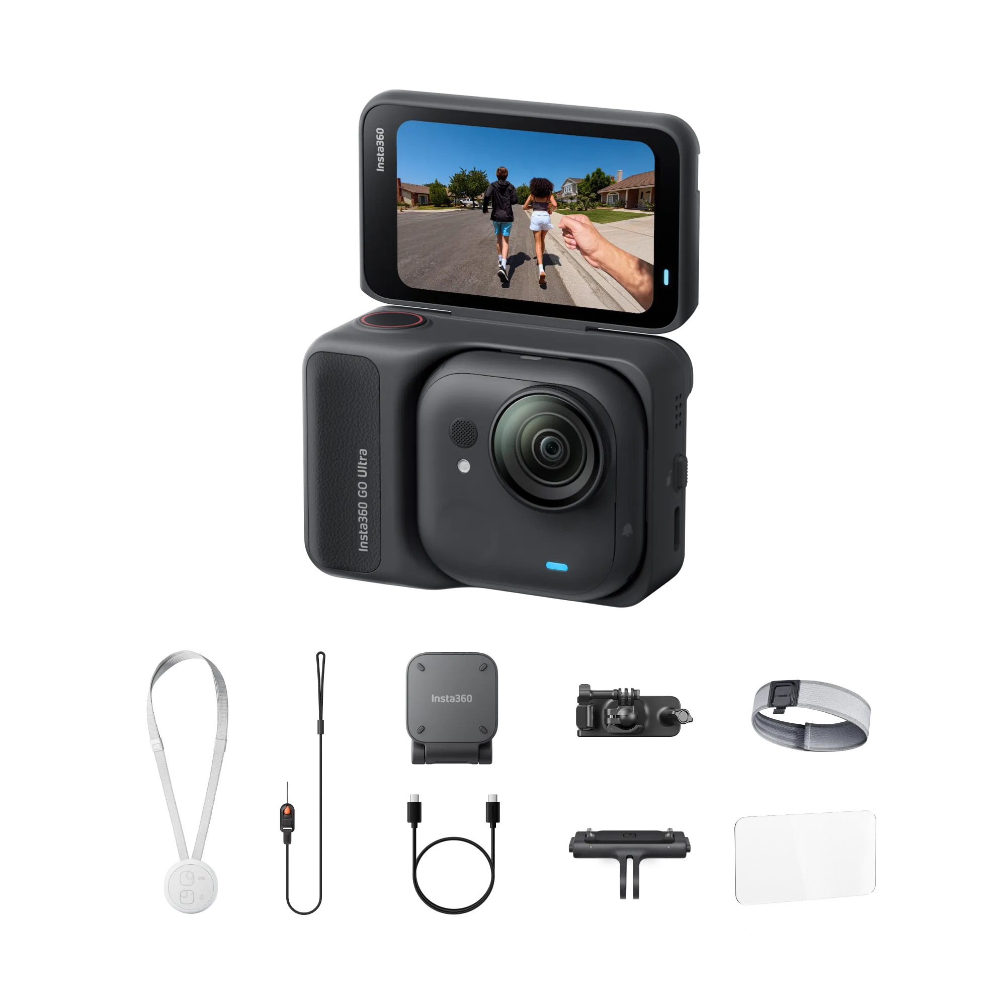 Insta360 GO Ultra Running Bundle Black 跑步套裝 黑色 Insta360 GO Ultra Running Bundle Black 跑步套裝 黑色