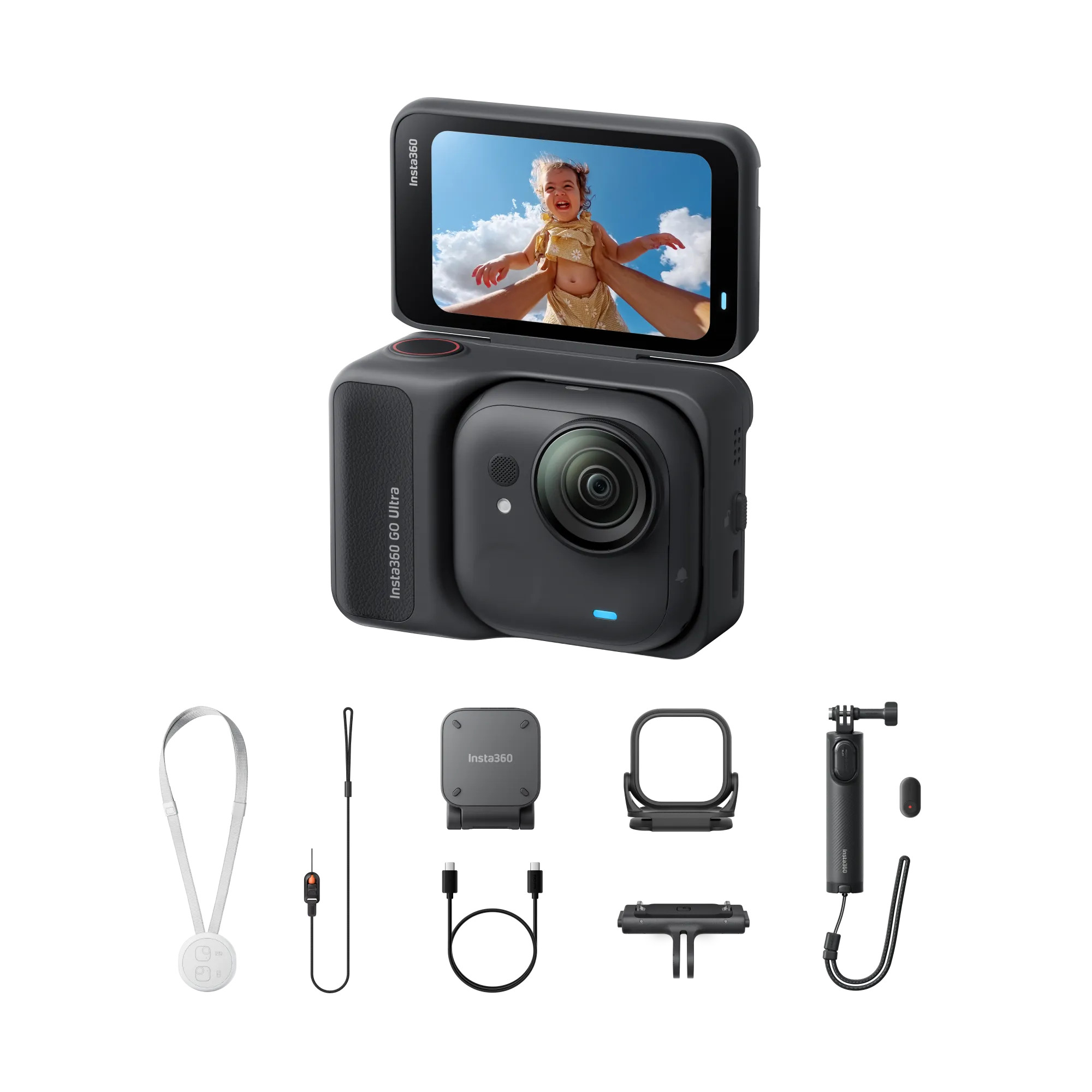 Insta360 GO Ultra Family Bundle Black 家庭套裝 黑色 Insta360 GO Ultra Family Bundle Black 家庭套裝 黑色