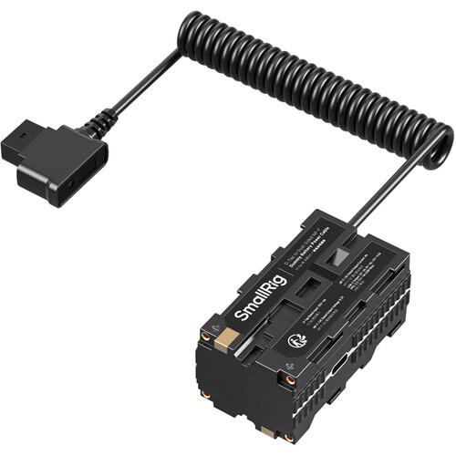 SmallRig 4884 D-Tap to Dual-Sided NP-F Dummy Battery Power Cable 假電池電源適配器