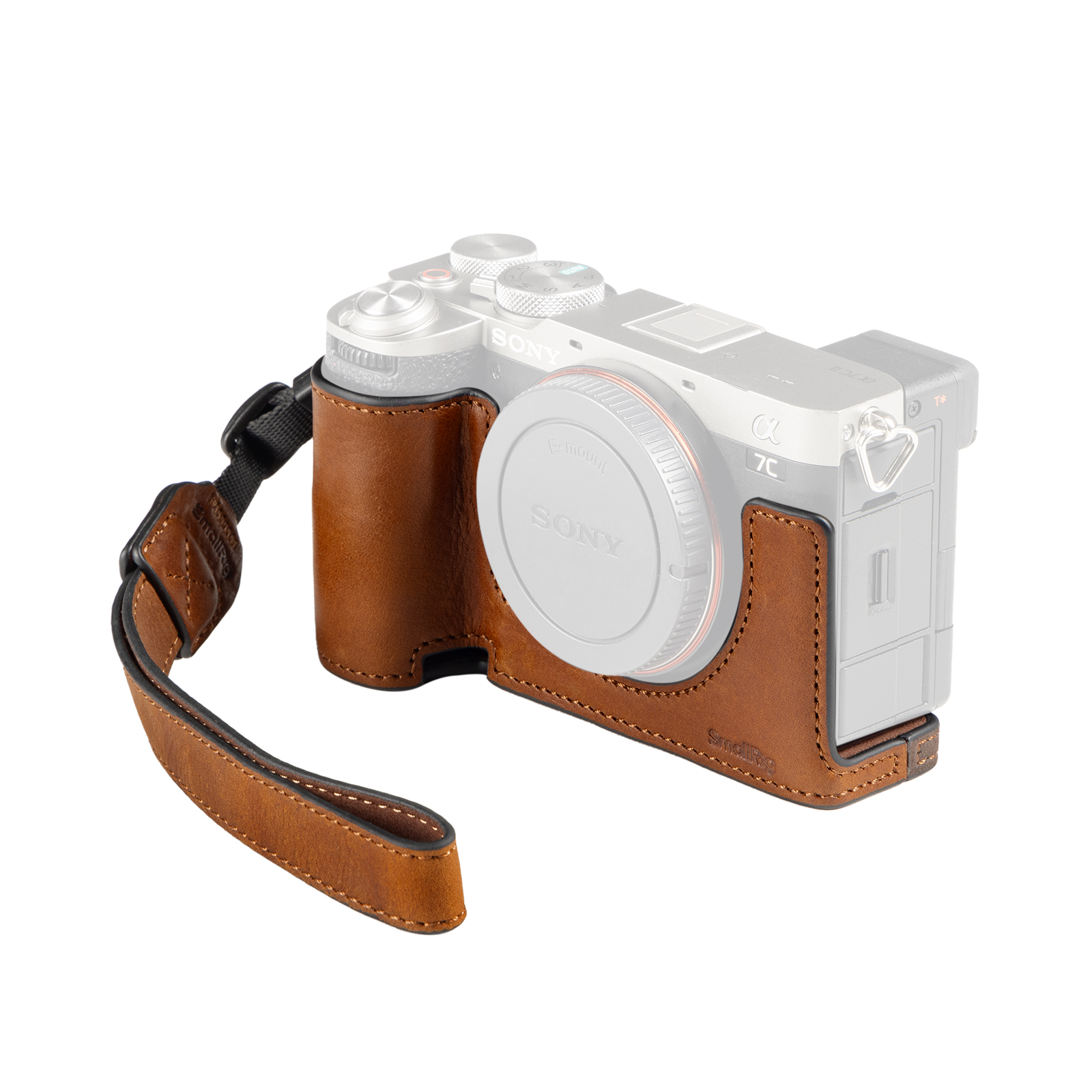 SmallRig 5015 Camera Leather Half Case with Strap for Sony a7C II / a7CR 真皮相機保護套套裝 SmallRig 5015 Camera Leather Half Case with Strap for Sony a7C II / a7CR 真皮相機保護套套裝
