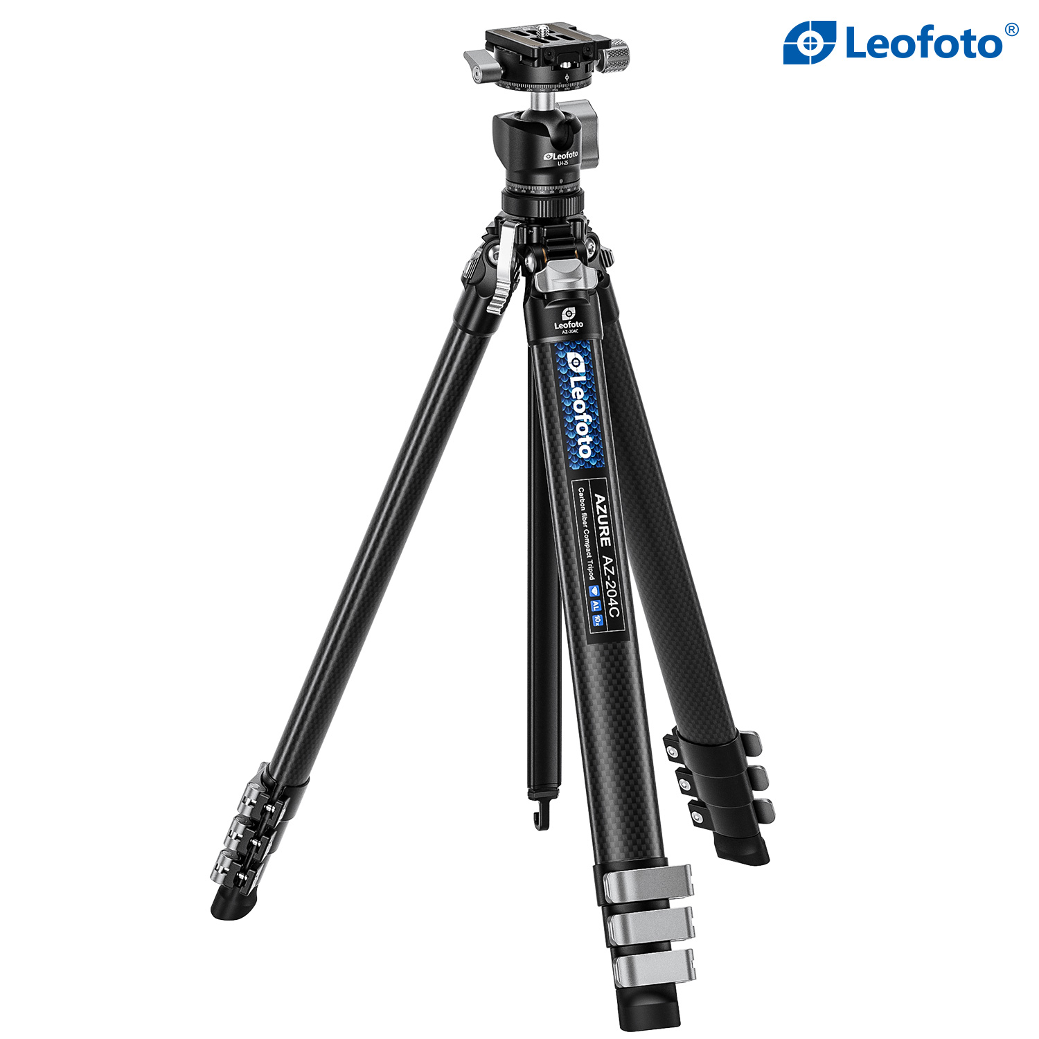 Leofoto AZ-204C+LH-25R Carbon Fiber Tripod Kit 碳纖維三腳架套裝