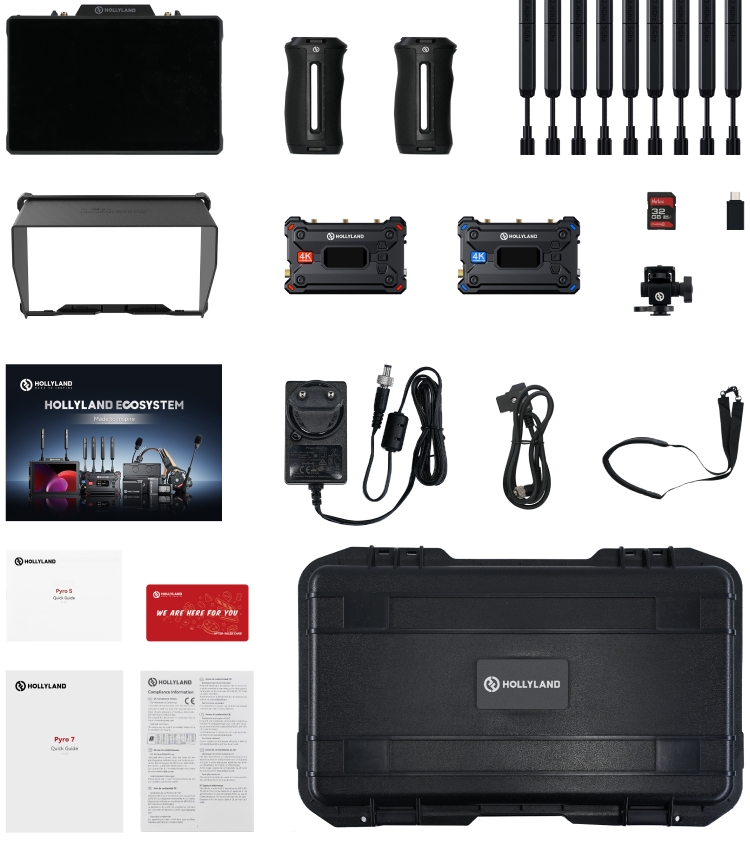 Hollyland Pyro 7 Video Transmission Monitoring Kit 視頻傳輸監控套裝 Hollyland Pyro 7 Video Transmission Monitoring Kit 視頻傳輸監控套裝