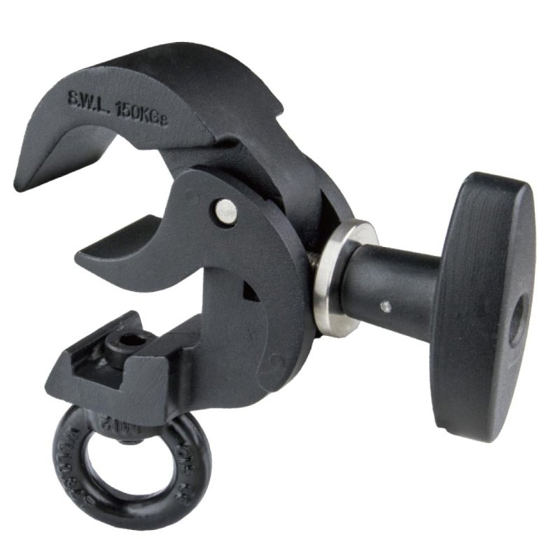 Kupo KCP-813B Arch Coupler with Eye Ring 鉗形掛鉤 Kupo KCP-813B Arch Coupler with Eye Ring 鉗形掛鉤