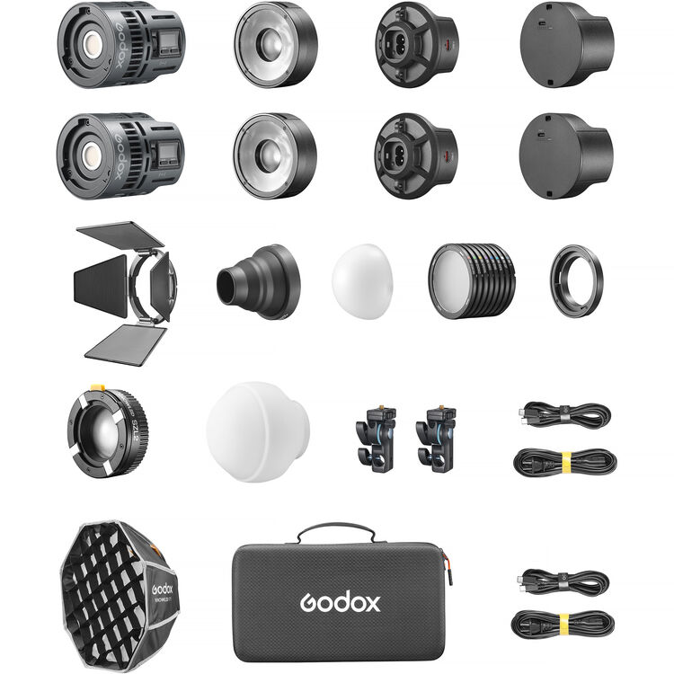 Godox 神牛 KNOWLED RS60BI LED Monolight 2-Light Kit 雙燈套裝