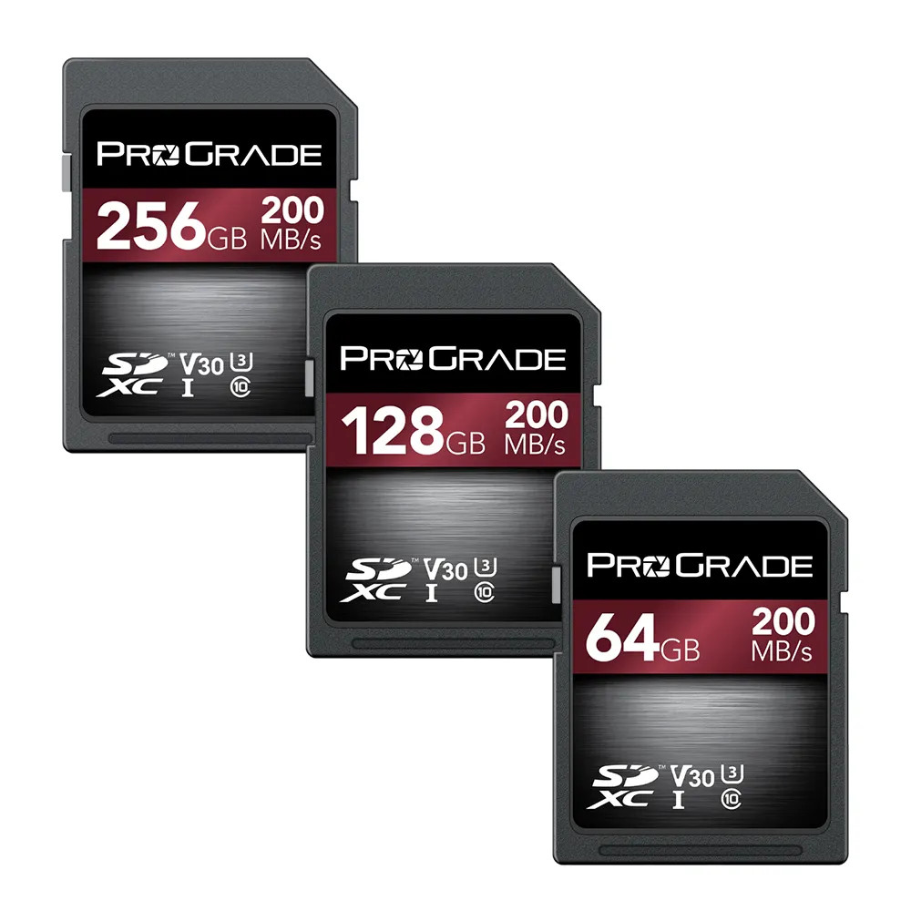 ProGrade Digital SDXC UHS-I V30 200R Strontium 記憶卡