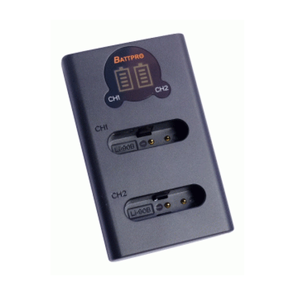 BattPro Olympus Li-90B / Li-92B 雙位電池 USB-C + Micro USB 充電器