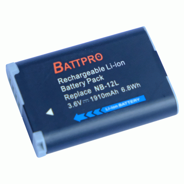 BattPro Canon NB-12L 相機代用電池
