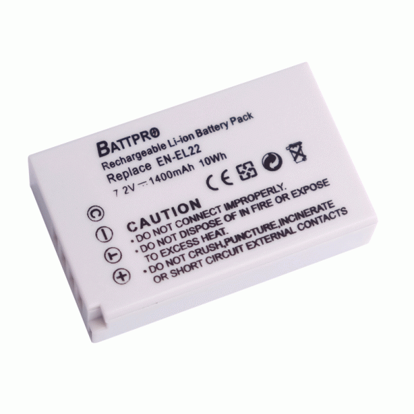 BattPro Nikon EN-EL22 相機代用電池