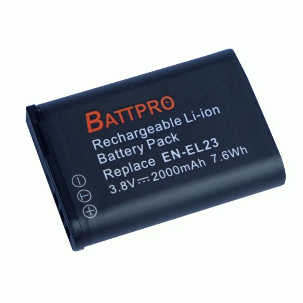 BattPro Nikon EN-EL23 相機代用電池