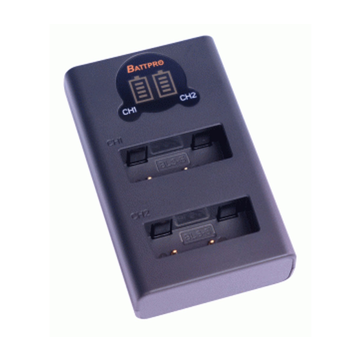 BattPro Olympus BLS-5 雙位電池 USB-C + Micro USB 充電器
