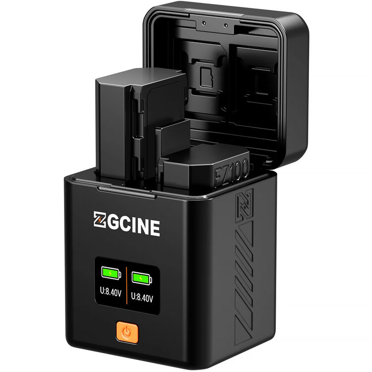 Zgcine PS-FZ100 Fast Dual Charger for Sony FZ100 Batteries 充電盒