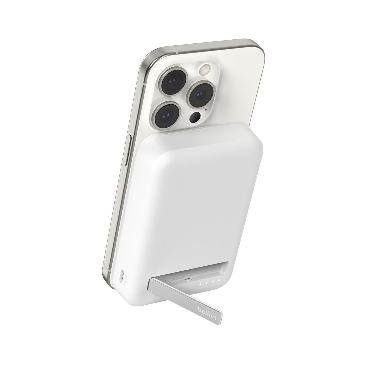 Belkin BoostCharge Pro Qi2 15W 10000mAh 磁吸流動充電器 (White)