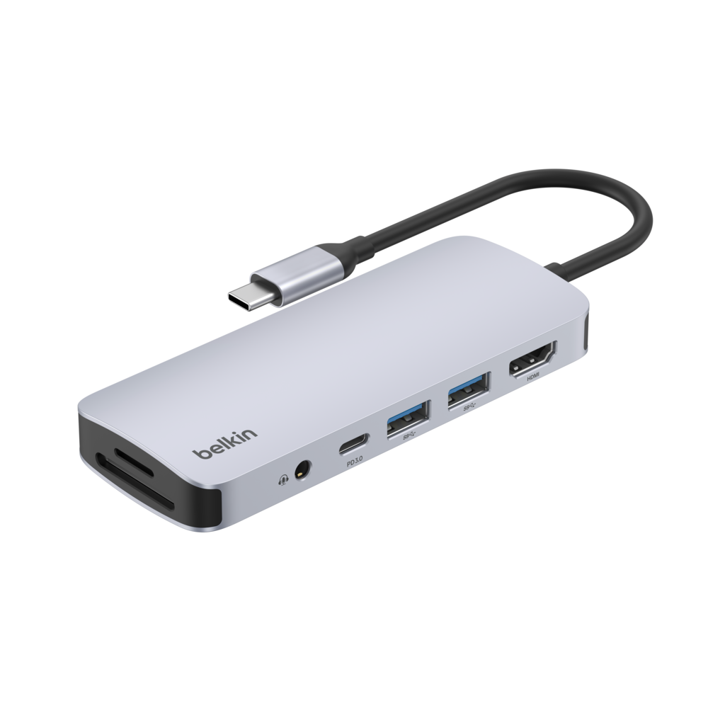 Belkin Connect USB-C 7合1 高速多媒體集線器