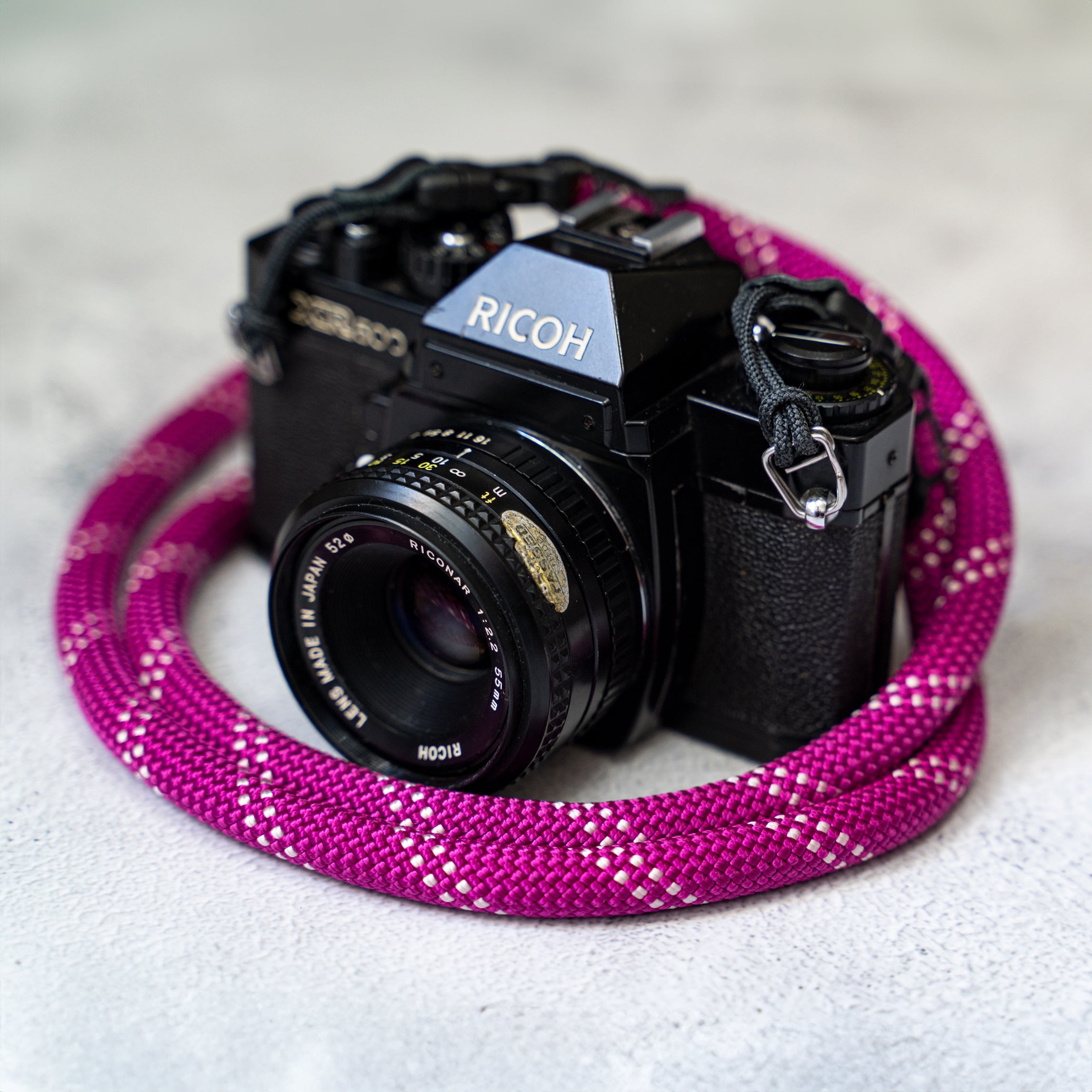 A-MoDe FCSC-PU 11mm Quick Release Buckle Rope Camera Strap 100cm 快拆扣登山繩相機帶 (紫色)