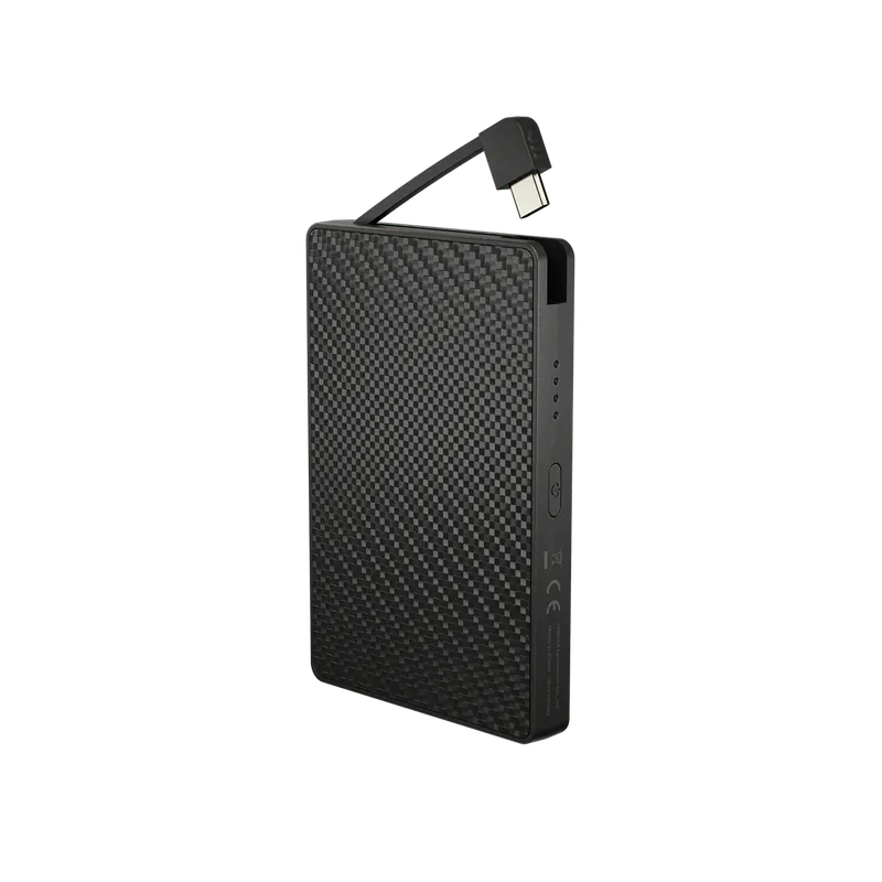 Nitecore POCKET 10000 Built-in USB-C Cable Carbon Fiber Pocket Power Bank 碳纖維口袋行動電源