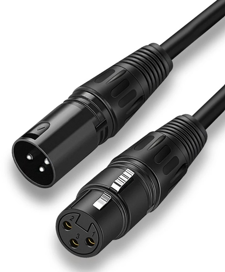 XLR Male to XLR Female Cannon Audio Cable 40m