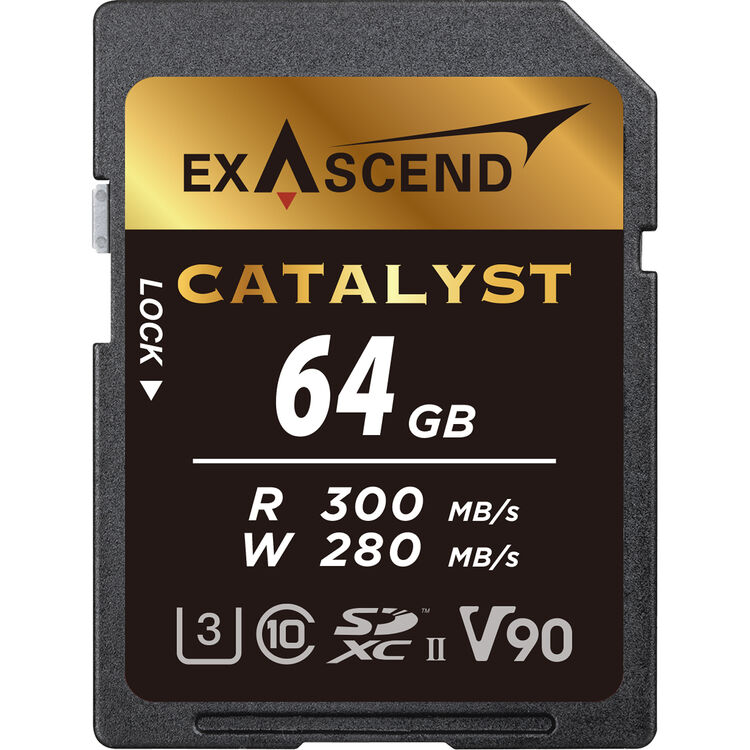 Exascend Catalyst UHS-II V90 SD Card 記憶卡 (64GB)