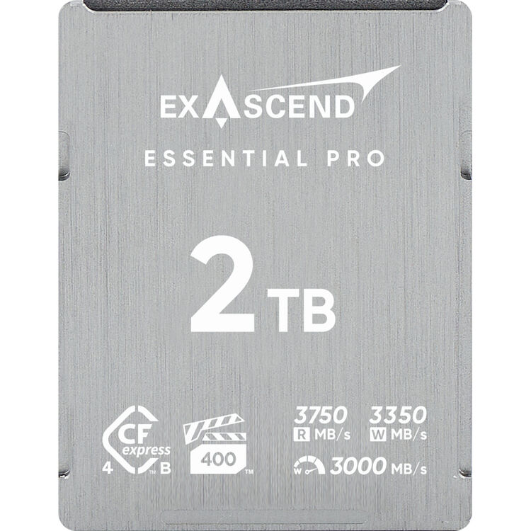 Exascend Essential Pro CFexpress 4.0 Type B Memory Card 記憶卡 (2TB)