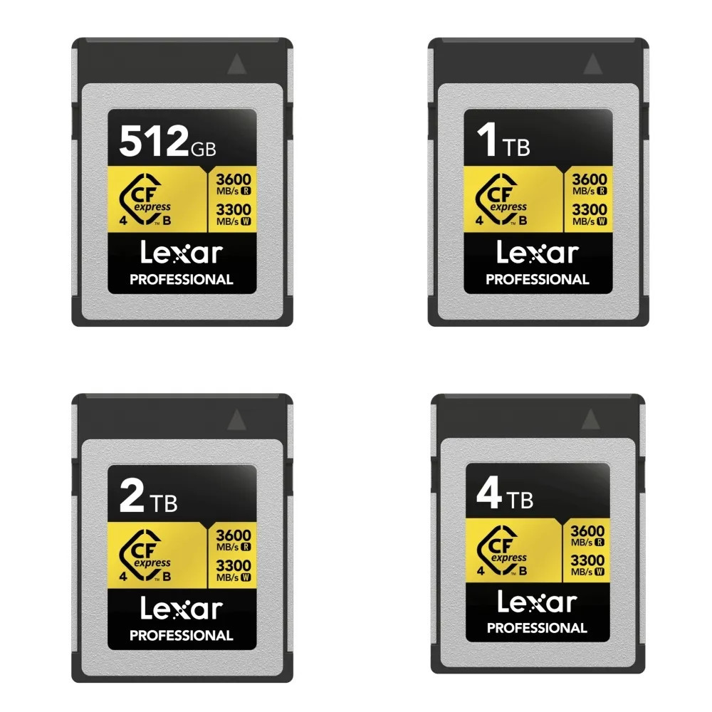 Lexar Professional Gold CFexpress 4.0 Type B Card 記憶卡 (2TB)