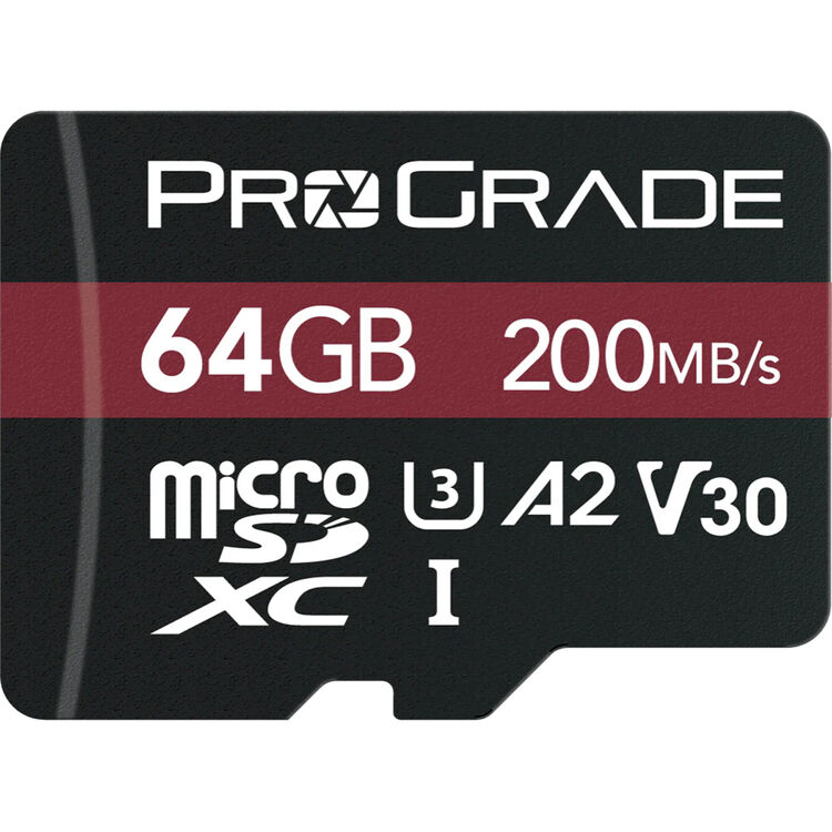 ProGrade Digital microSDXC UHS-I V30 Memory Card 記憶卡 (64GB)