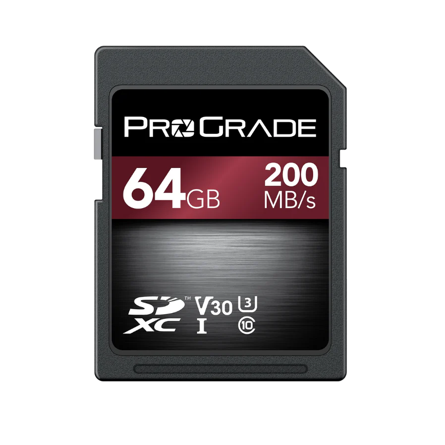 ProGrade Digital SDXC UHS-I V30 200R Strontium 記憶卡 (64GB)