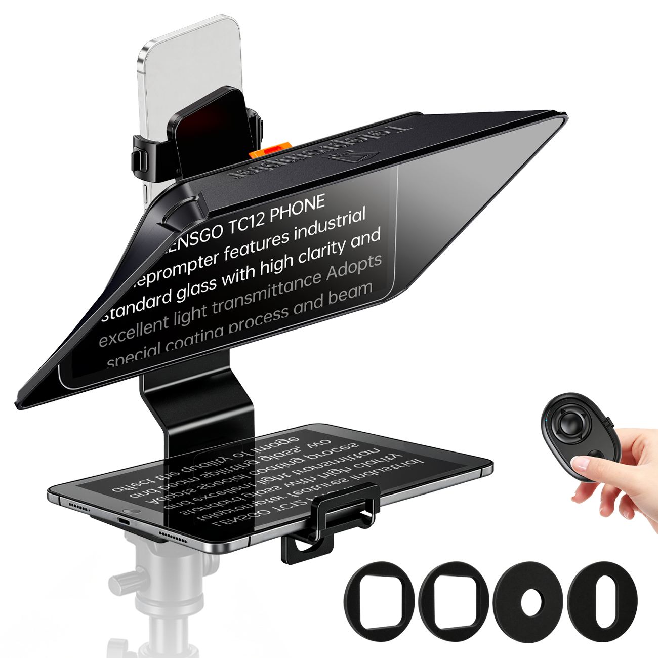 LENSGO TC12 P Teleprompter Smart Phone Kit 讀稿機 (手機版)