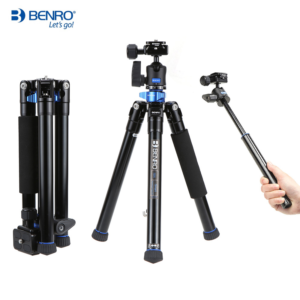 Benro 百諾 IS05 三腳架 (可反折變自拍杆獨腳架)
