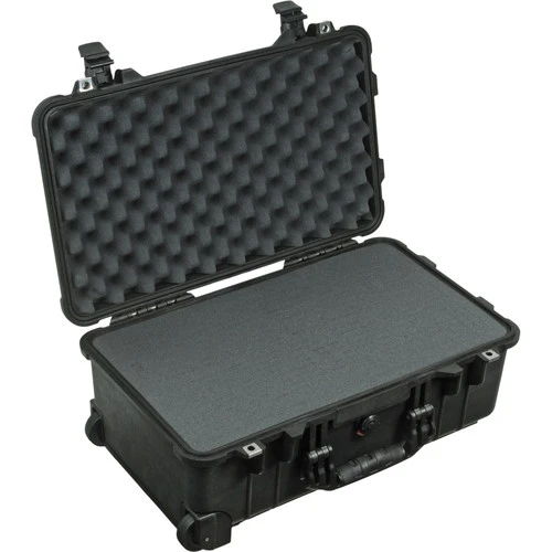 Pelican 1510 WF Carry-On Case with Foam Set Black 攝影器材安全箱