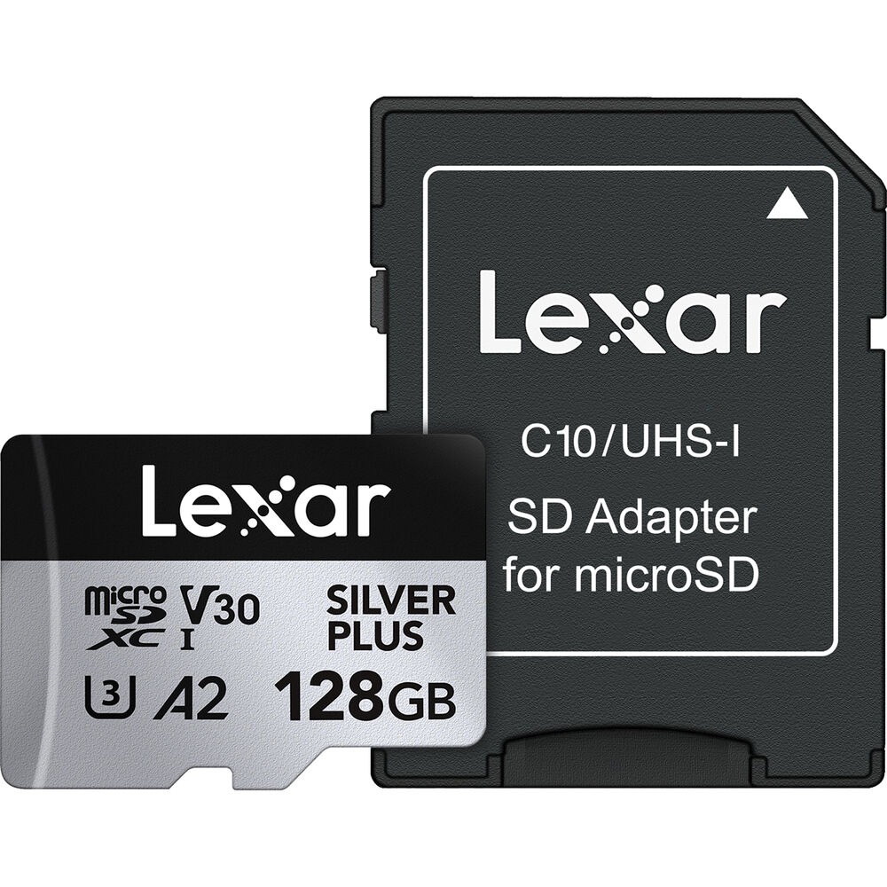 Lexar Professional SILVER PLUS microSDXC UHS-I Card 記憶卡 (128GB)