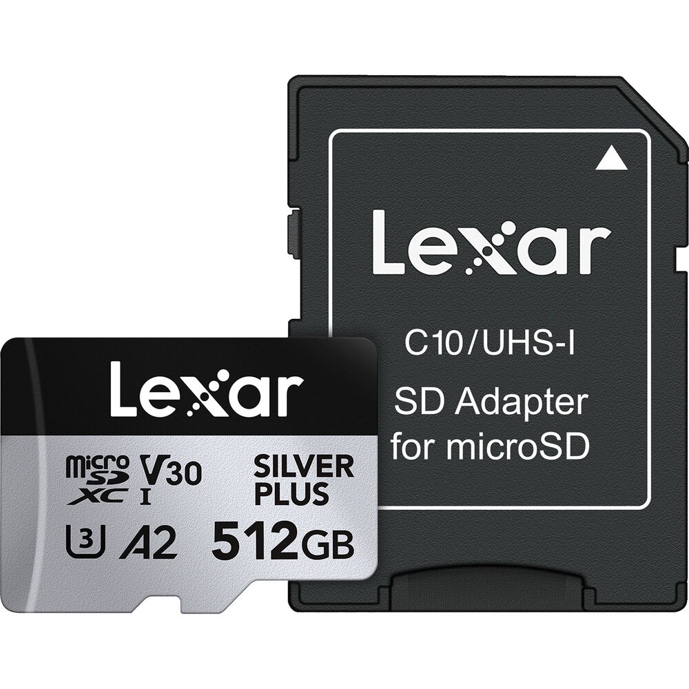 Lexar Professional SILVER PLUS microSDXC UHS-I Card 記憶卡 (512GB)