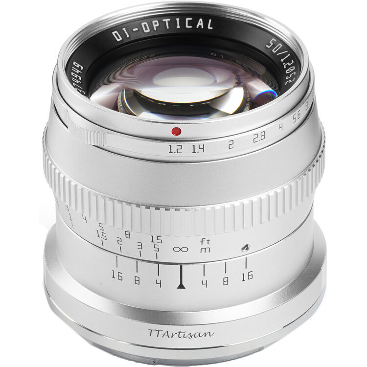 TTArtisan 銘匠 50mm F1.2 APS-C Lens 鏡頭 (Fujifilm X 銀色)