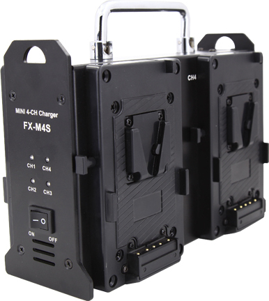 Fxlion 方向華信 FX-M4S 4-Channel V-Mount Mini Charger 四路充電器
