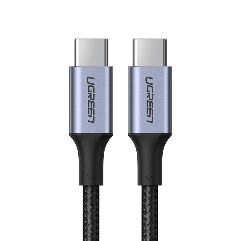 Ugreen 綠聯 US316 100W USB-C to USB-C 編織快充線 1.5M
