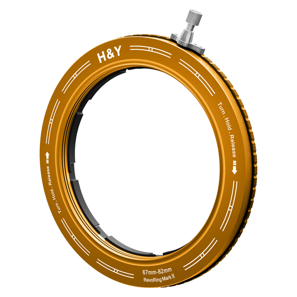H&Y Filter RevoRing Mark II 67-82mm Variable Adapter for 82mm Filters Orange 可調口徑轉接環