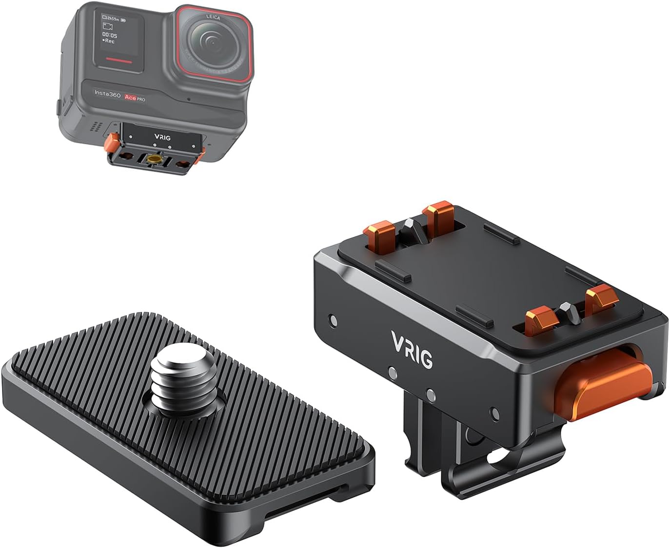 VRIG AC07 Magnetic Quick Release Base for Insta360 X2/X3/X4/X5/Ace Series 磁吸快拆底座