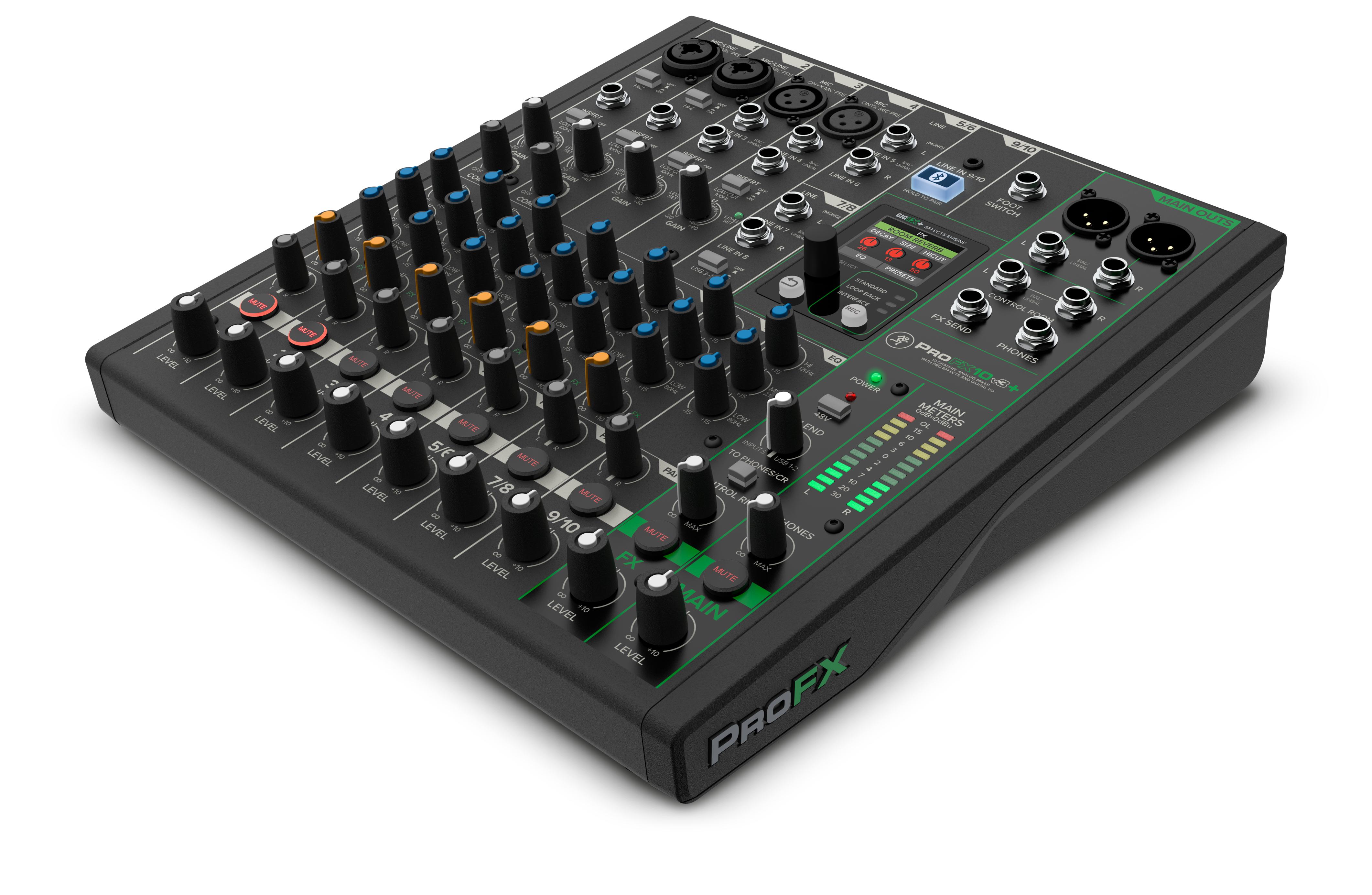 Mackie ProFX10v3+ 10-CH Analog Mixer with Bluetooth